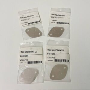 Transistor Mica Insulators TO-3 (16 Pcs Total) - Heatsink Spacers